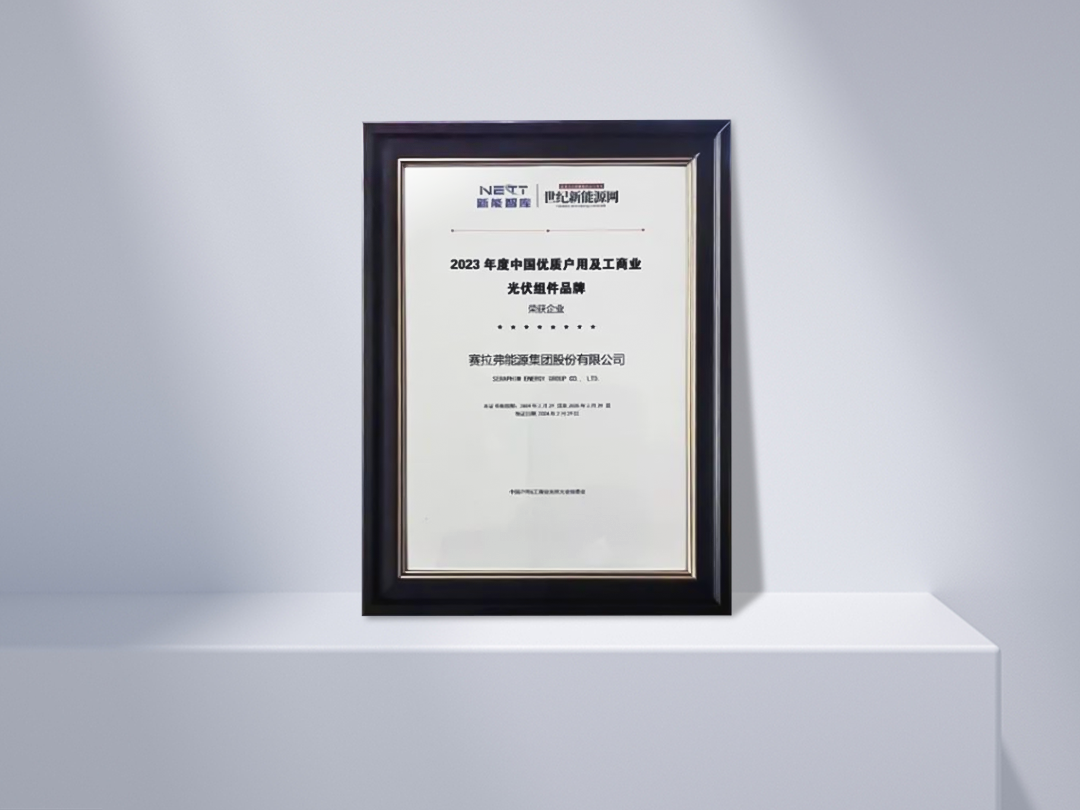 China High-Quality Residential and Commercial & Industrial PV Module  Brand Award 2023