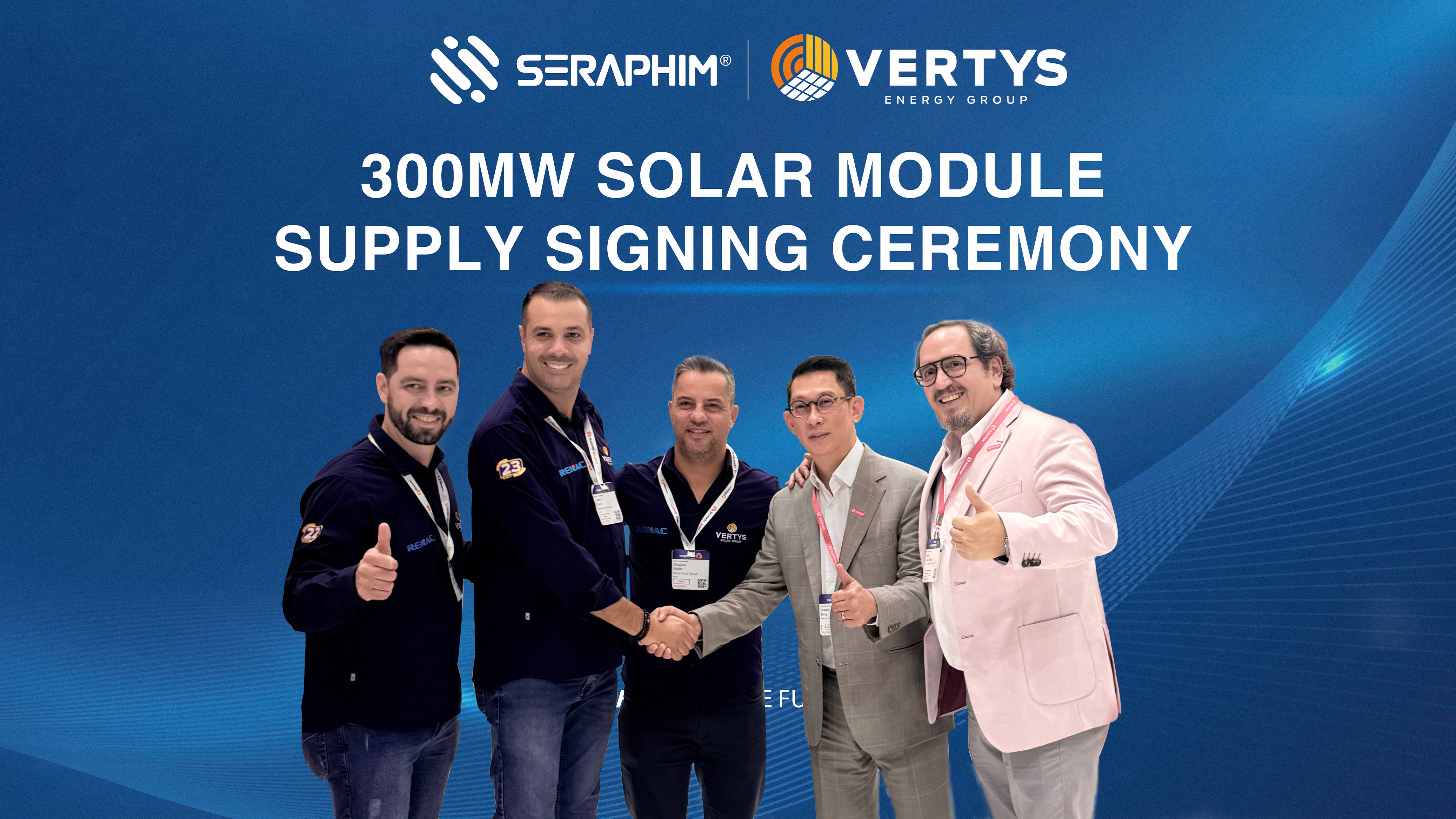 Seraphim Secures A 300MW Distribution Agreement with Vertys