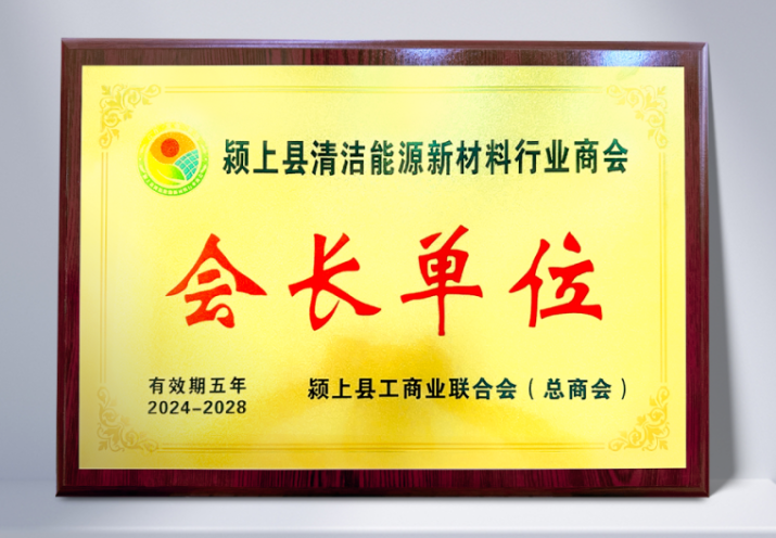 President Unit of Yingshang County Clean Energy and New Material Industry Chamber of Commerce