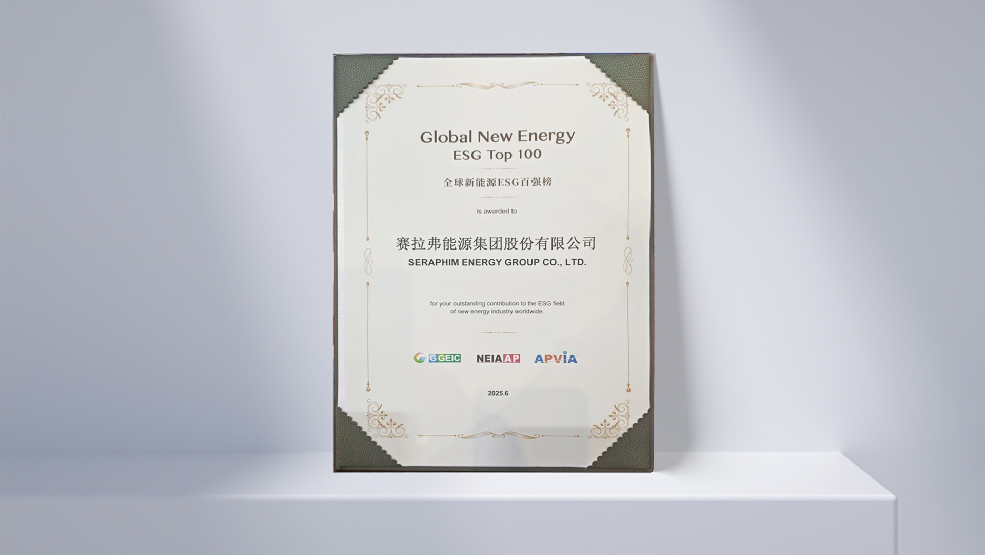 2025 Global New Energy ESG Top 100